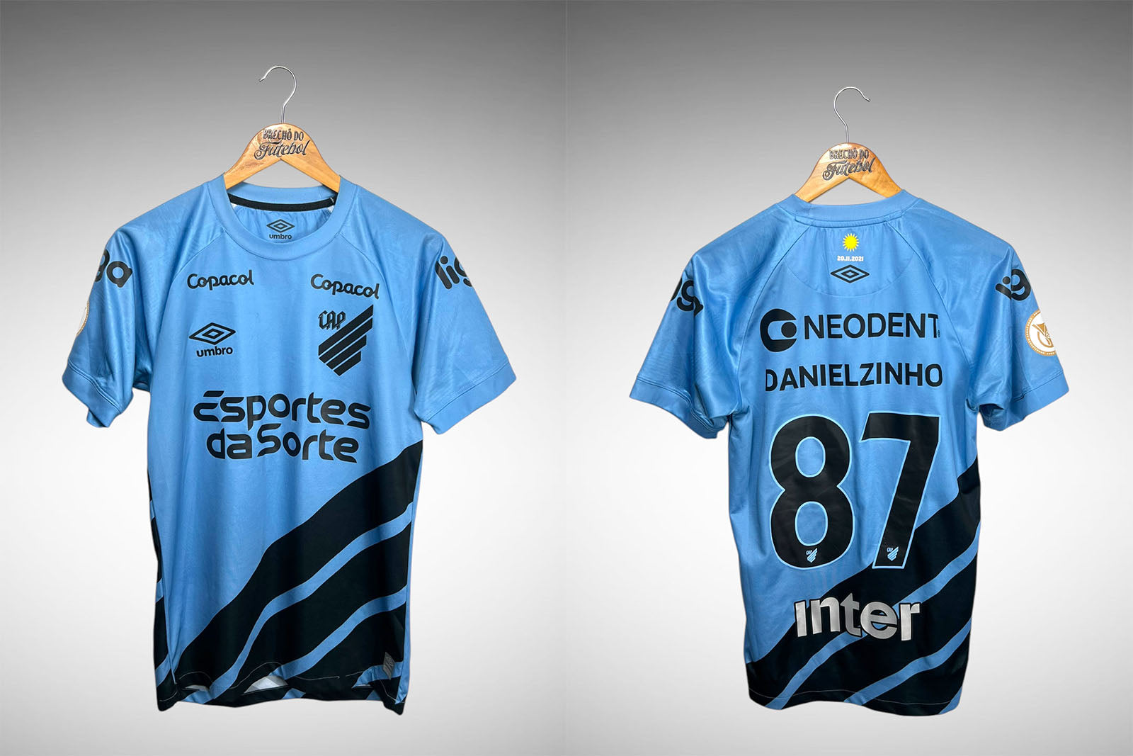 Athletico Paranaense 2023 Terceira Camisa Tam P Nº87 Danielzinho.