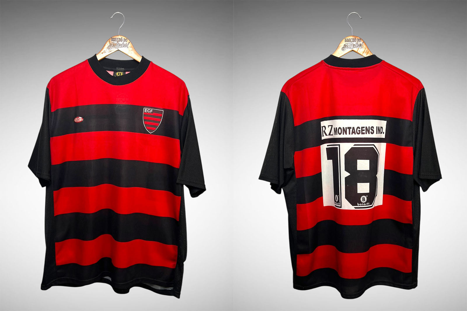 Flamengo de Franco da Rocha/SP Primeira Camisa Tam G Nº18.