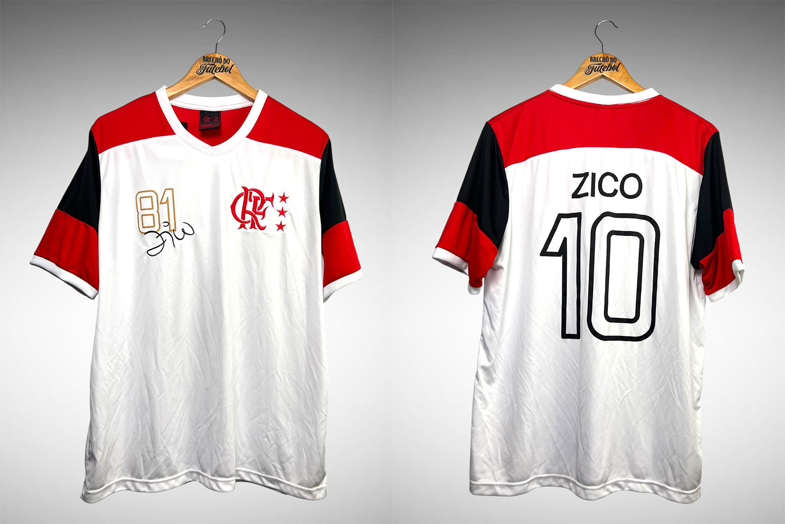 Flamengo 1981 Retrô Segunda Camisa Tam G Nº 10 Zico.