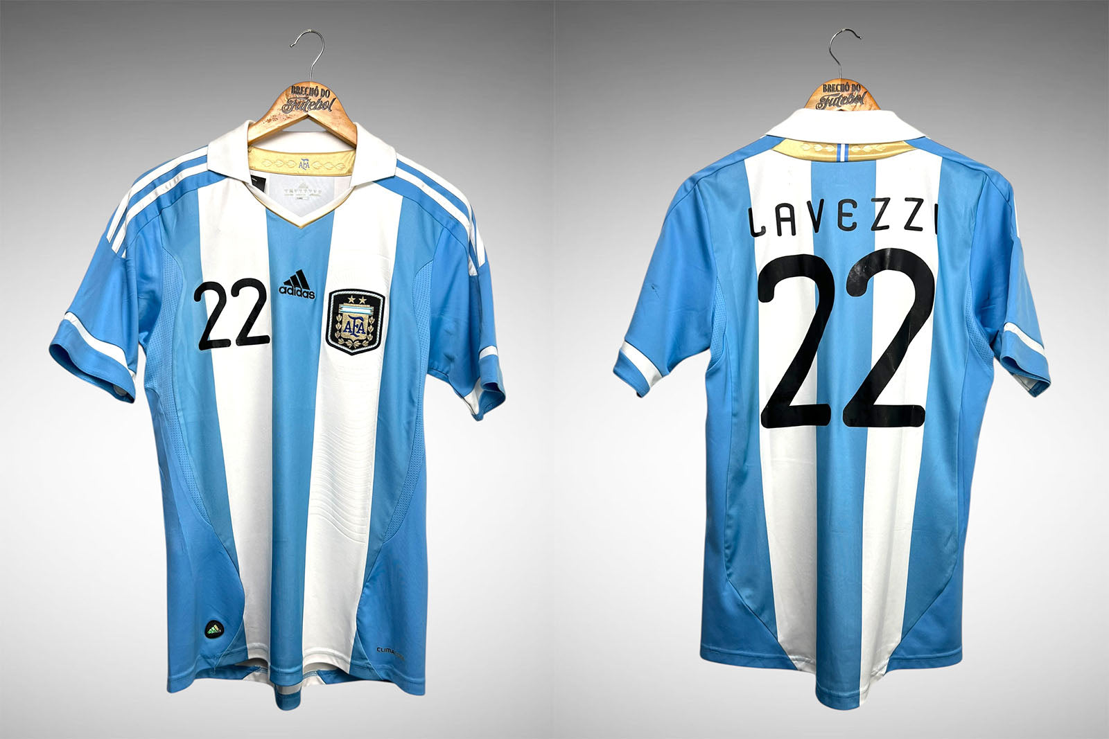 Argentina 2011 Primeira Camisa Tam P Nº 22 Lavezzi.