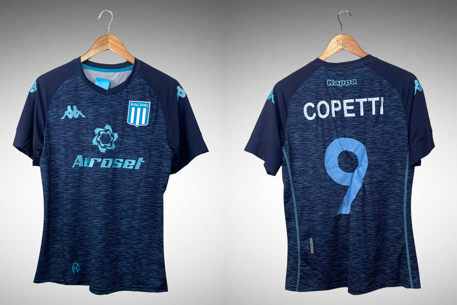 Racing 2021 Segunda Camisa Tam M Nº9 Copetti.