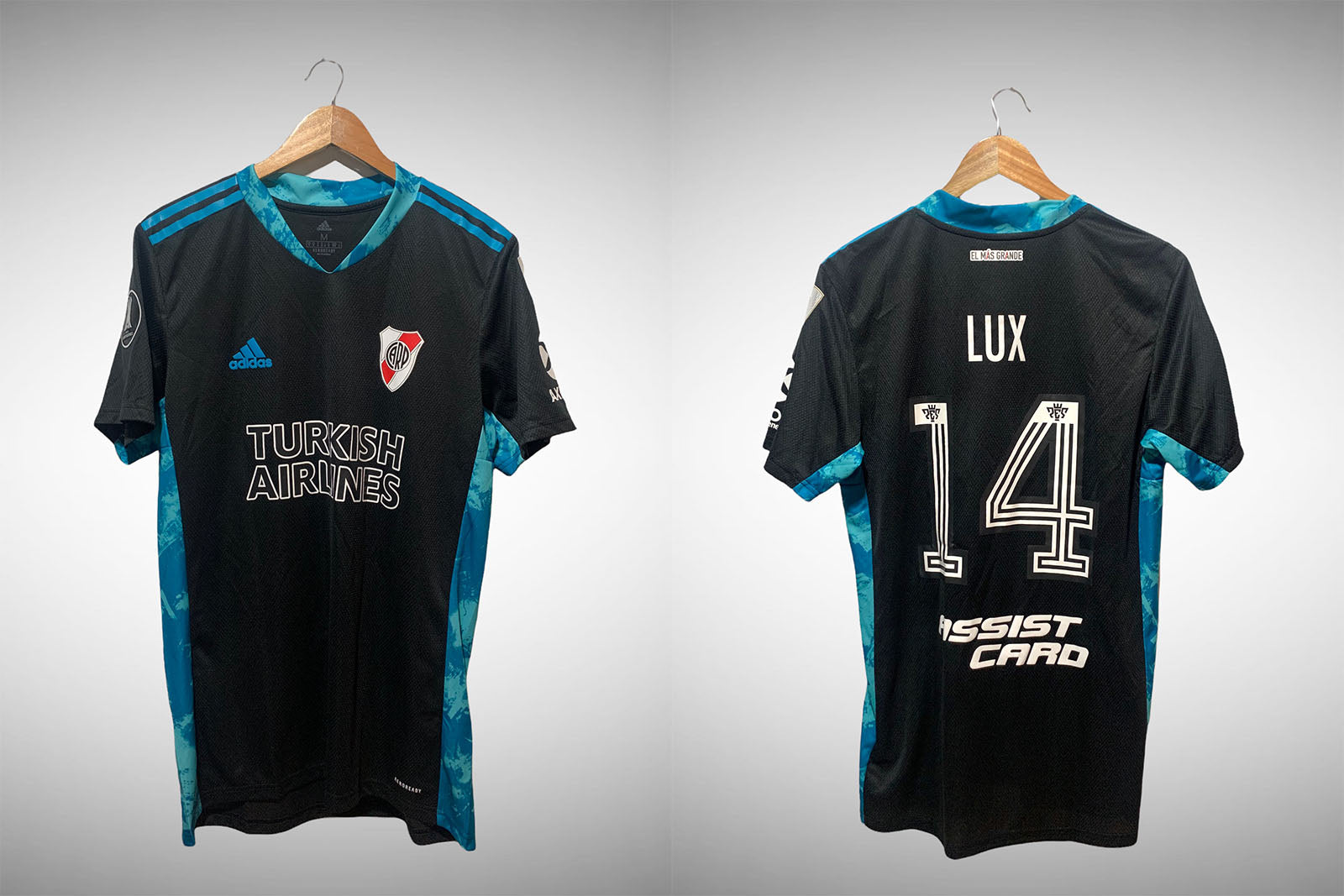 River Plate 2020 Camisa de Goleiro Tam M N# 14 Lux,
