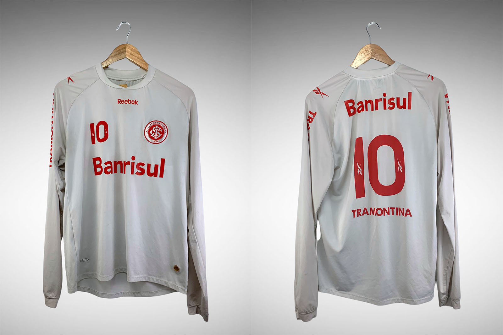 Internacional 2010 Segunda Camisa Tam M Mangas Longas N# 10.