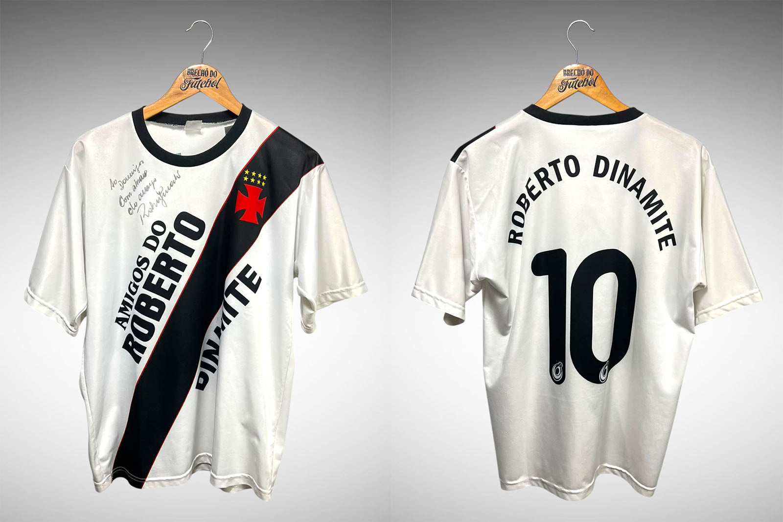 Vasco da Gama 2004 Camisa Amigos Roberto Dinamite Tam G Nº10.