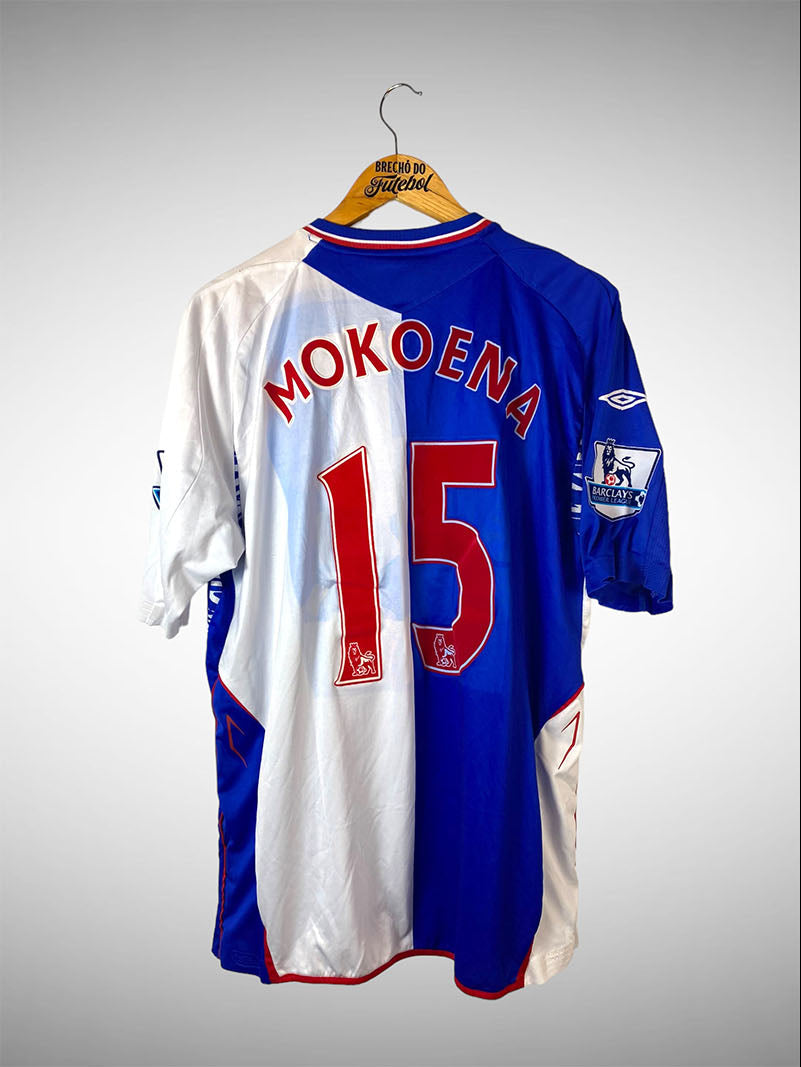 Blackburn 2007 Primeira Camisa Tam Gg N# 15 Mokoena.