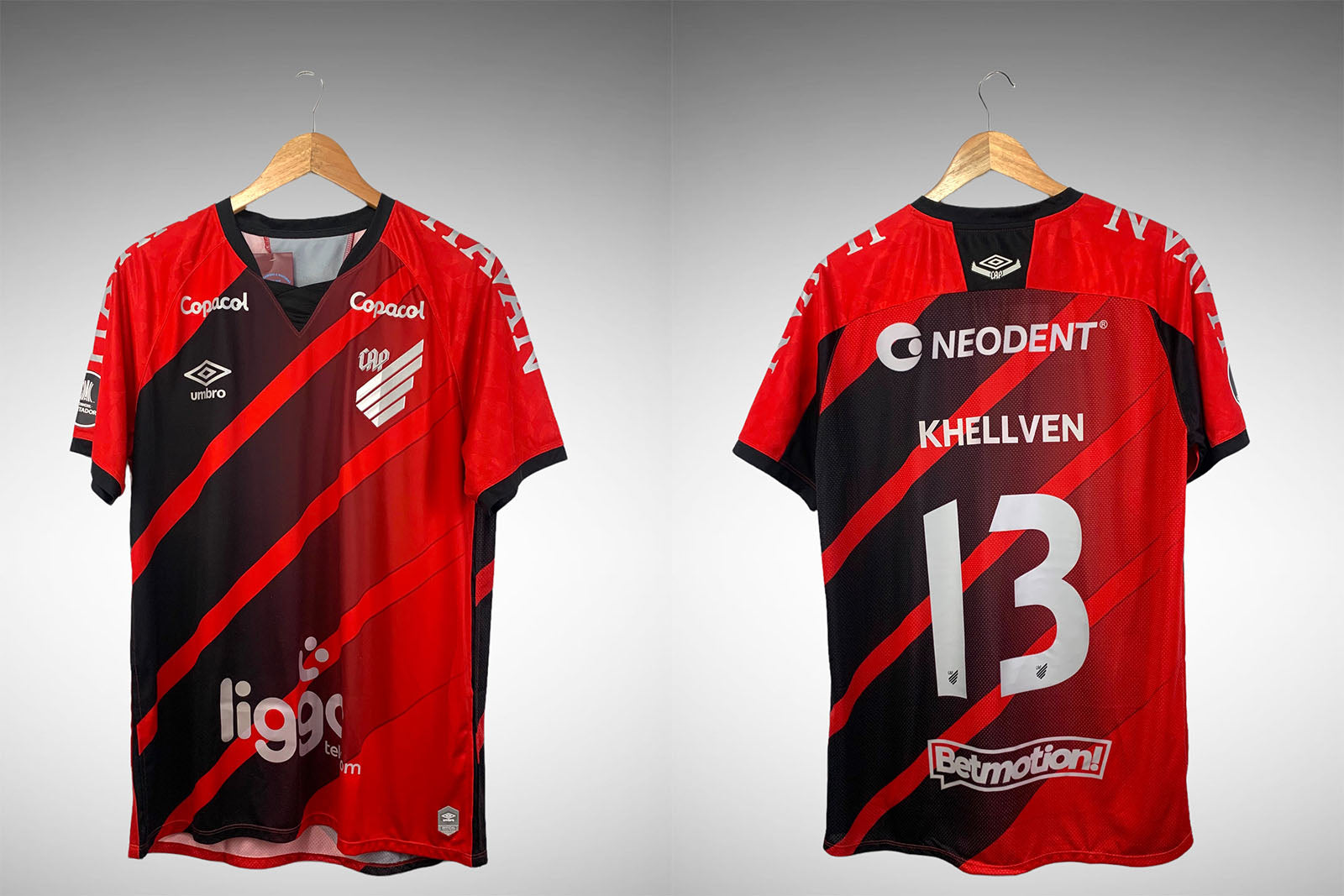 Athletico Paranaense 2020 Primeira Camisa Tam G N# 13 Khelven.
