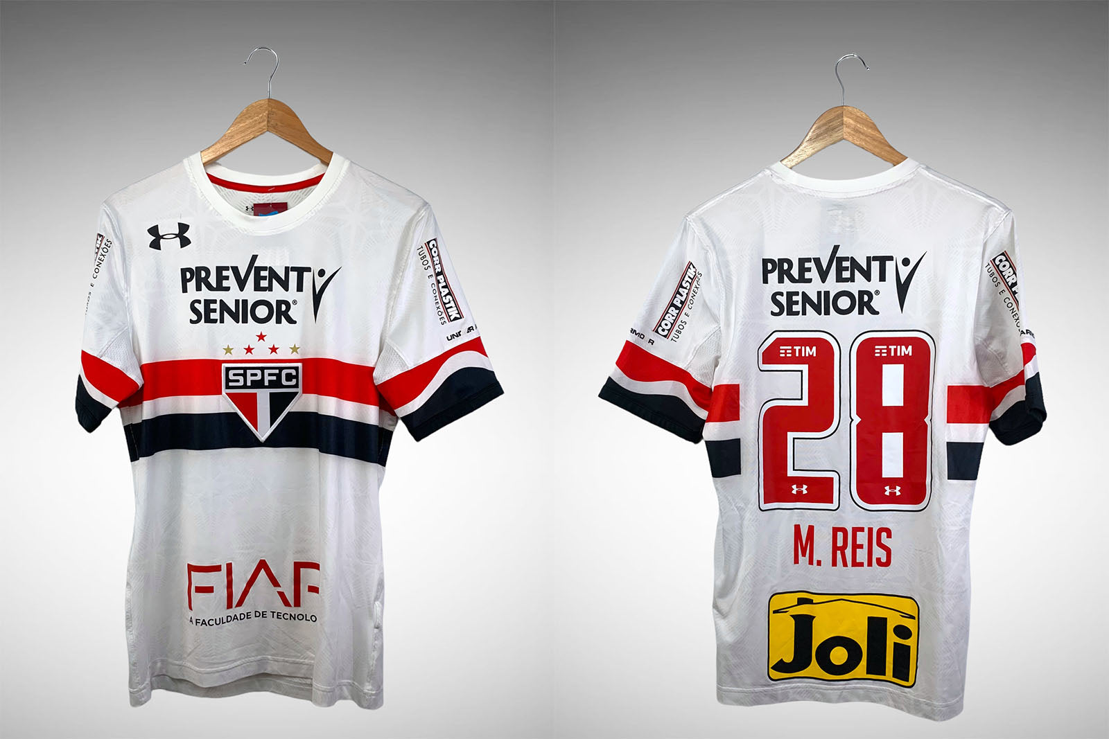 São Paulo 2016 Primera Camisa Tam M Nº28 M.Reis