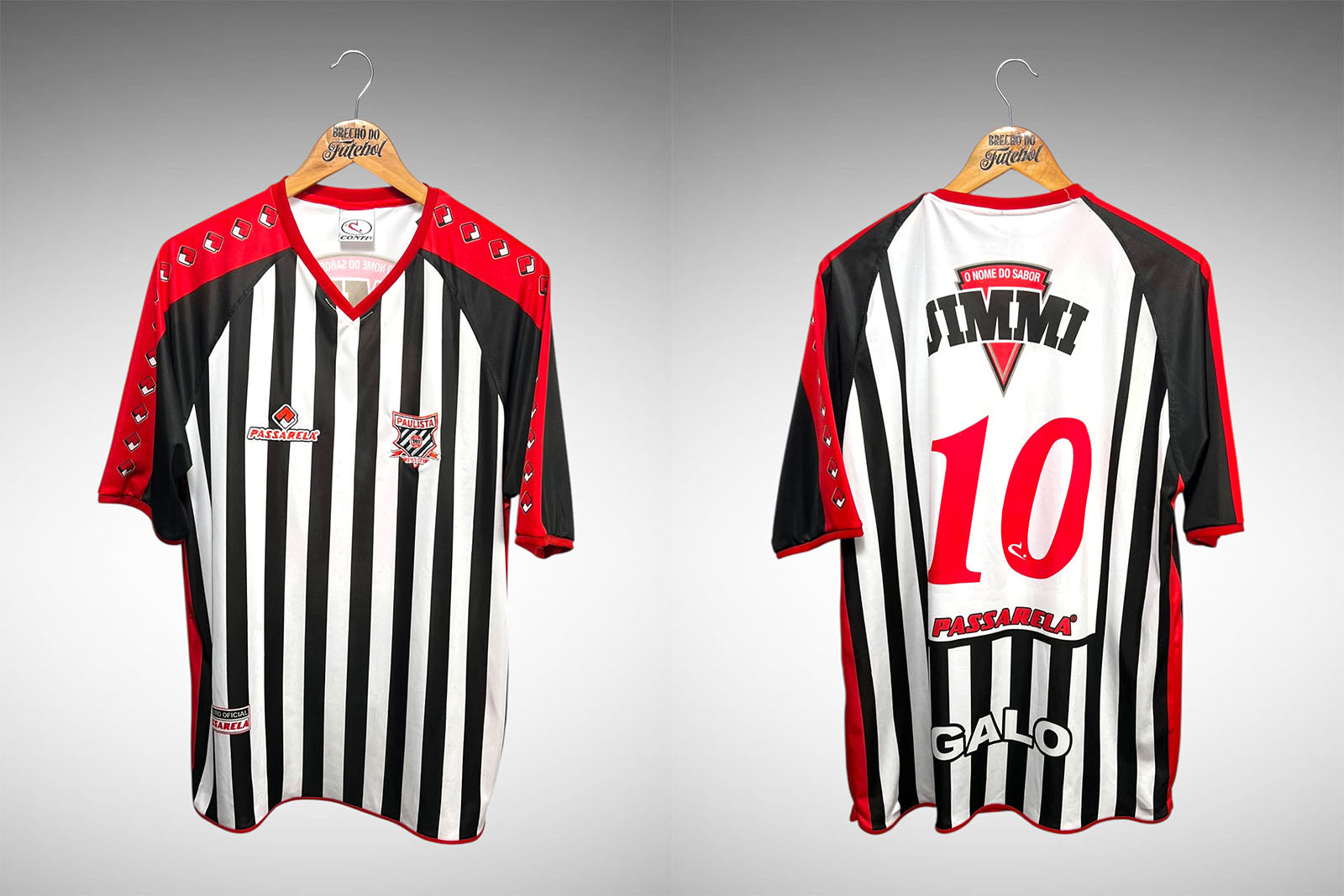 Paulista Primeira Camisa Tam G Nº10.