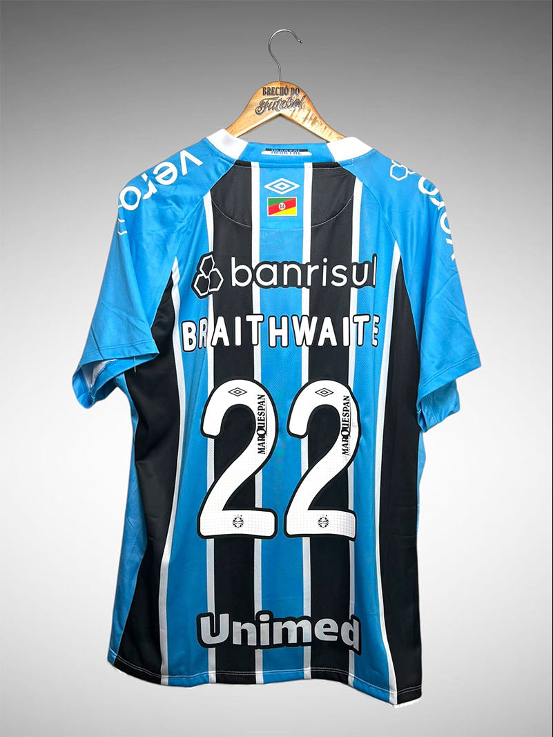 Grêmio 2025 Primeira Camisa Tam GG Nº22  Braithwaite.