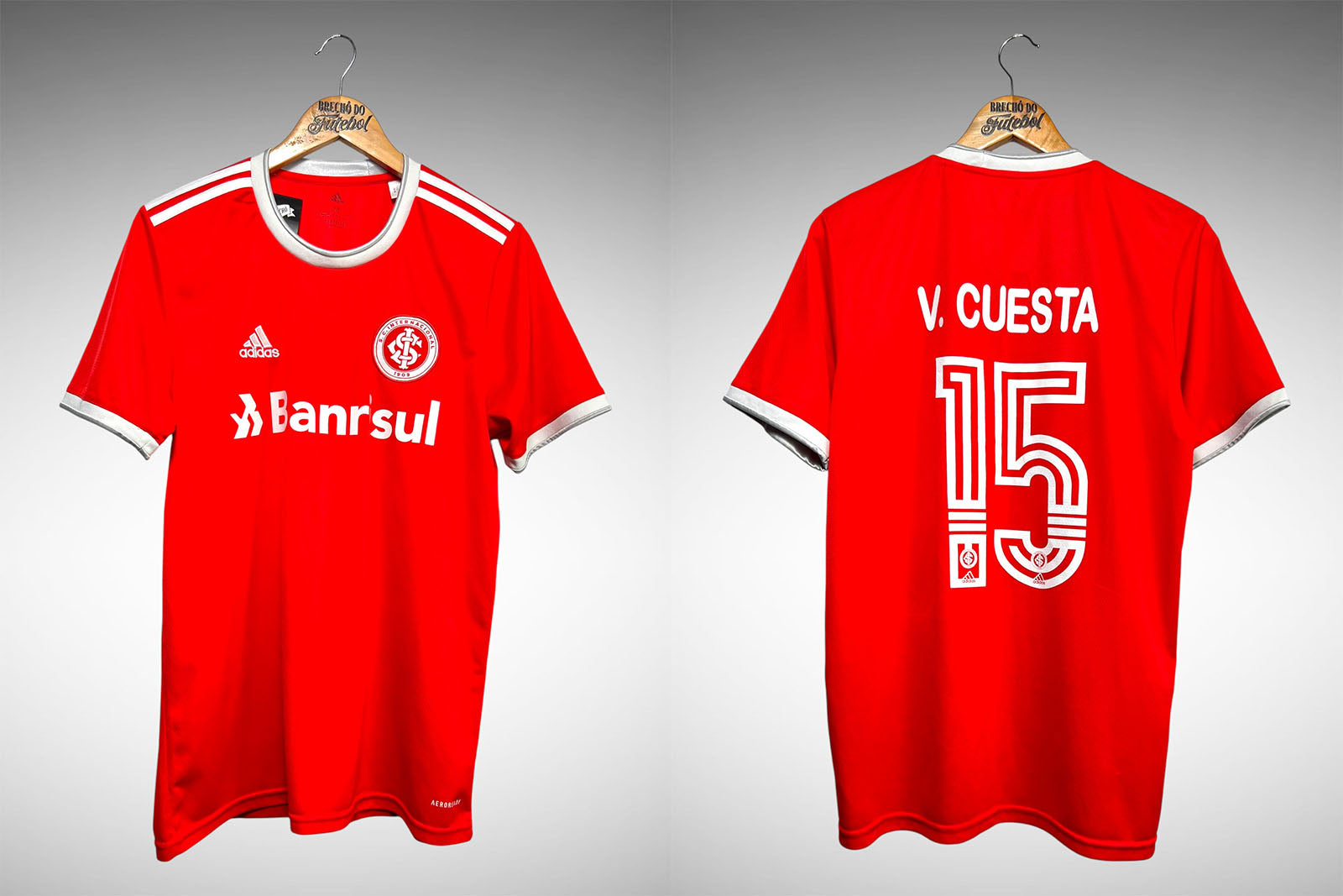 Internacional 2020 Primeira Camisa Tam M Nº 15 V. Cuesta.
