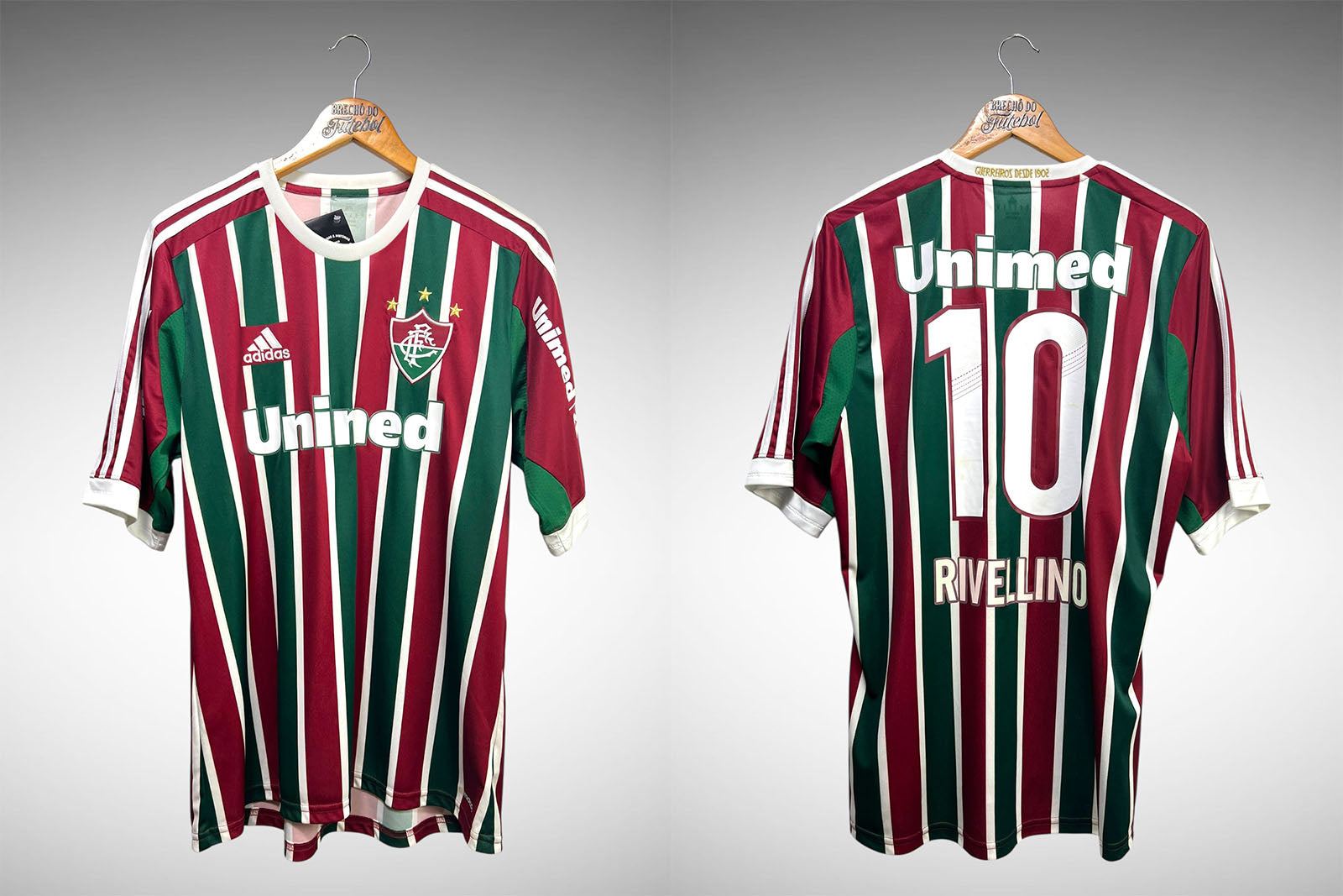 Fluminense 2014 Primeira Camisa Tam G Nº 10 Rivellino.