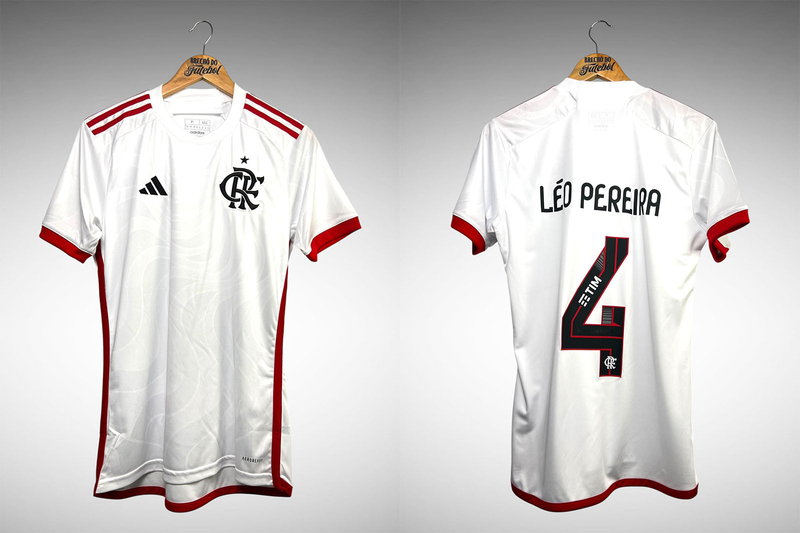 Flamengo 2024 Segunda Camisa Tam P Nº 4 Léo Pereira.