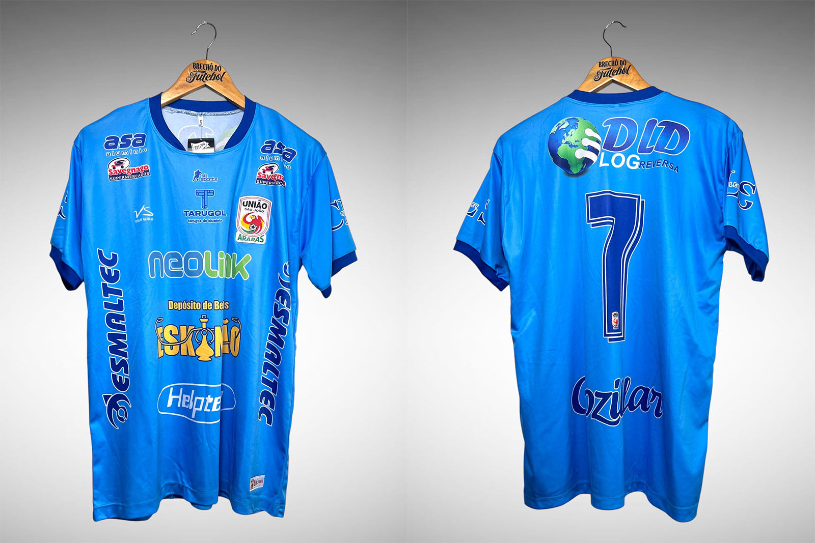 União São João-SP Terceira Camisa Tam G Nº 7.