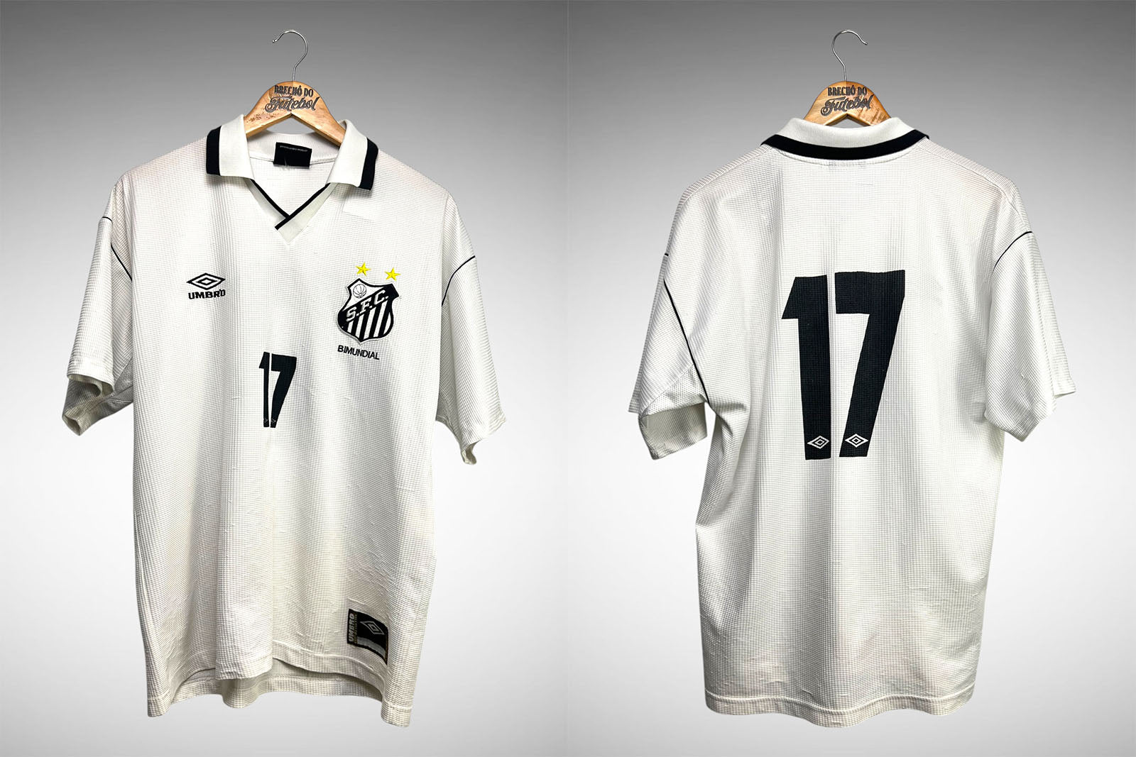 Santos 2000 Primeira Camisa Tam M Nº 17.