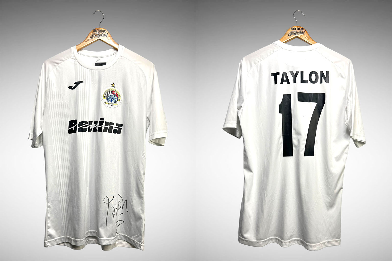 Hibernians FC 2020 Primeira Camisa Tam GG Nº 17 Taylon.