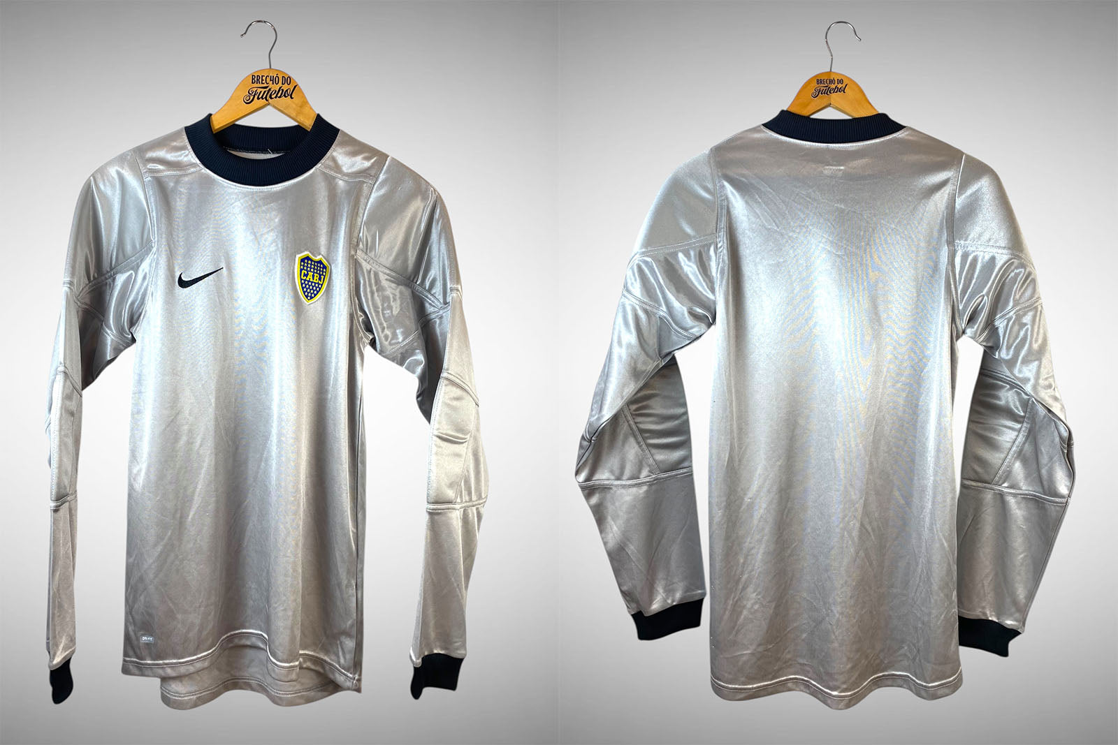 Boca Juniors 2001 Camisa de Goleiro Tam P Mangas Longas.