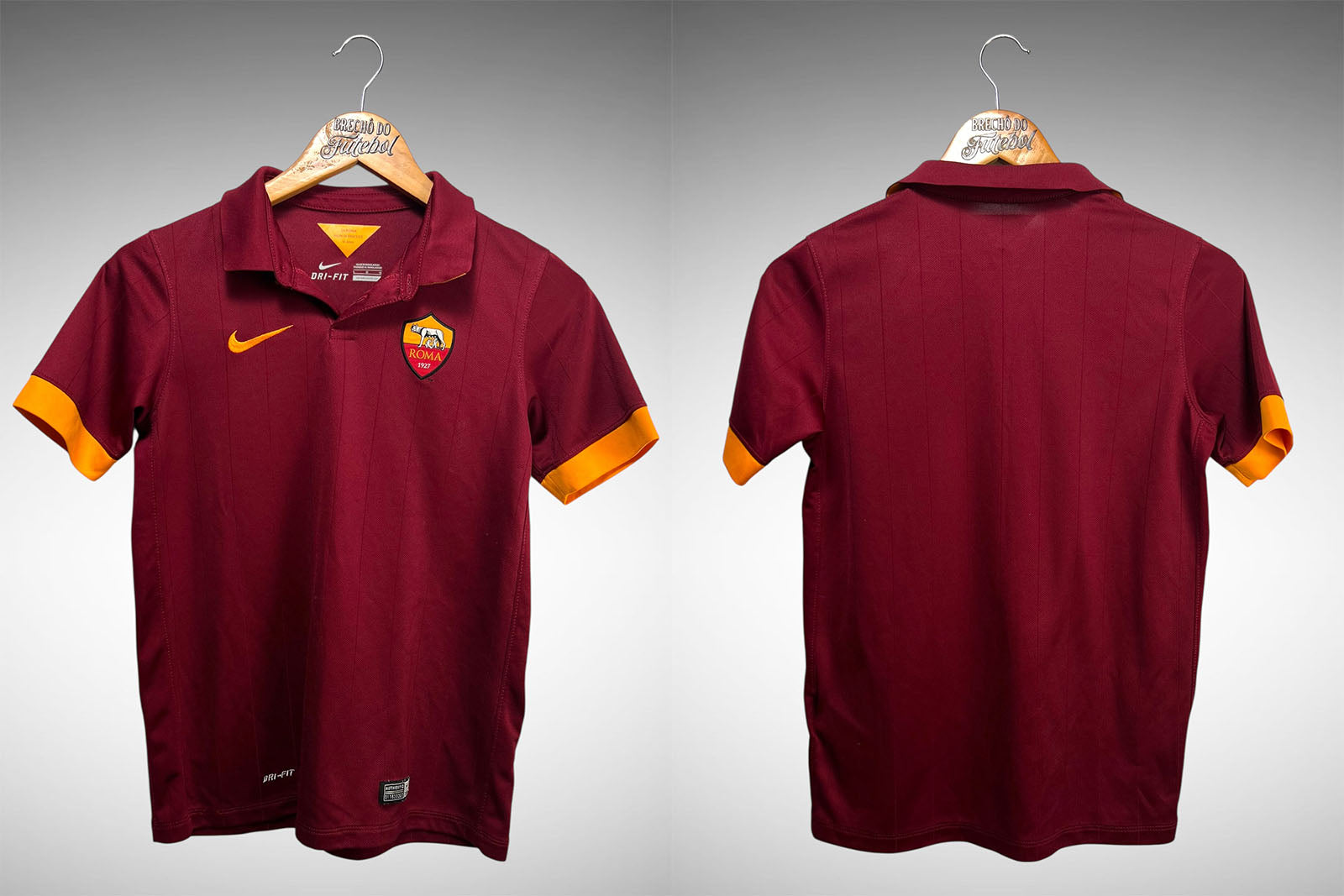 Roma 2014 Primeira Camisa Tam G Infantil.