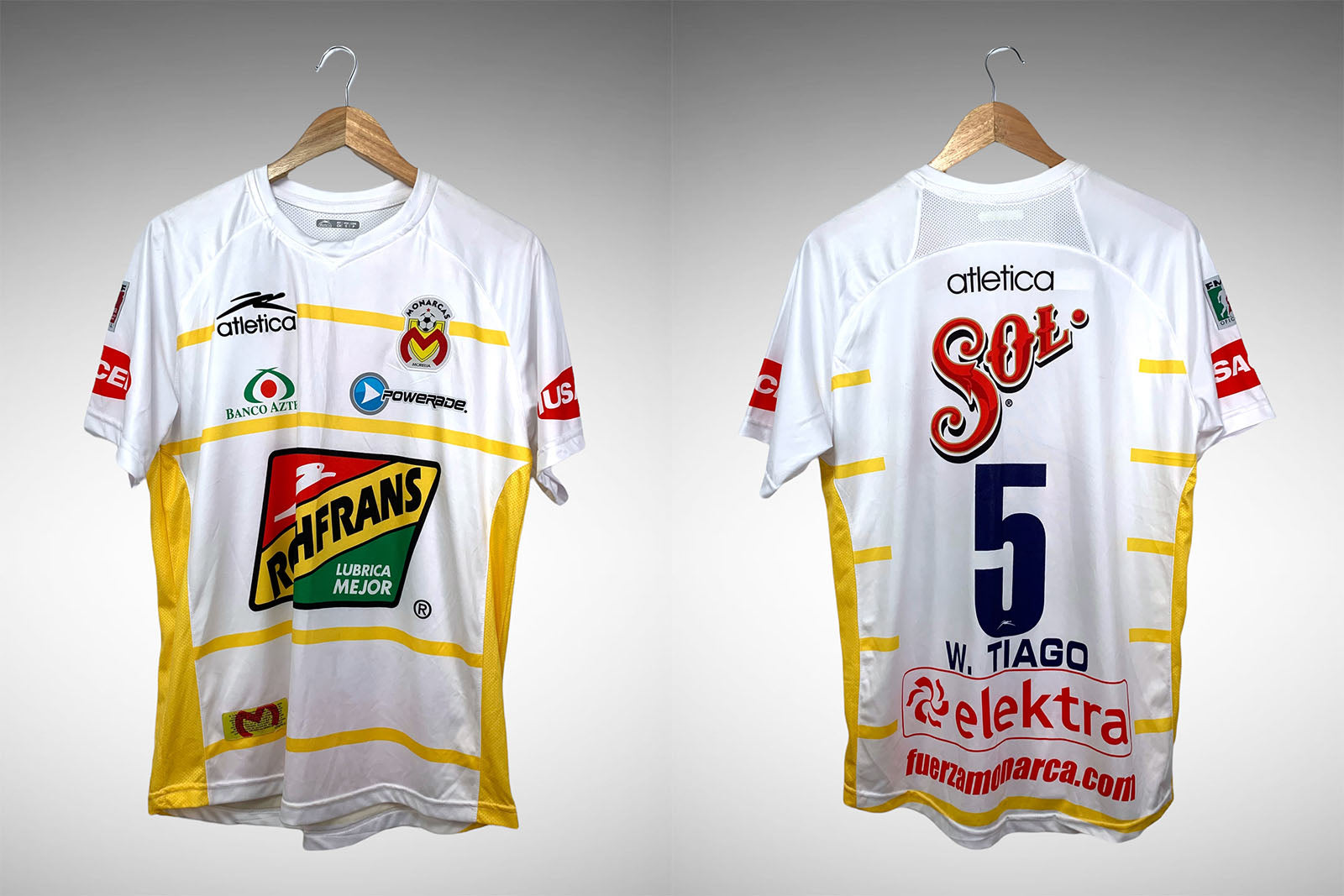 Monarcas 2009 Terceira Camisa Tam P Nº 5.