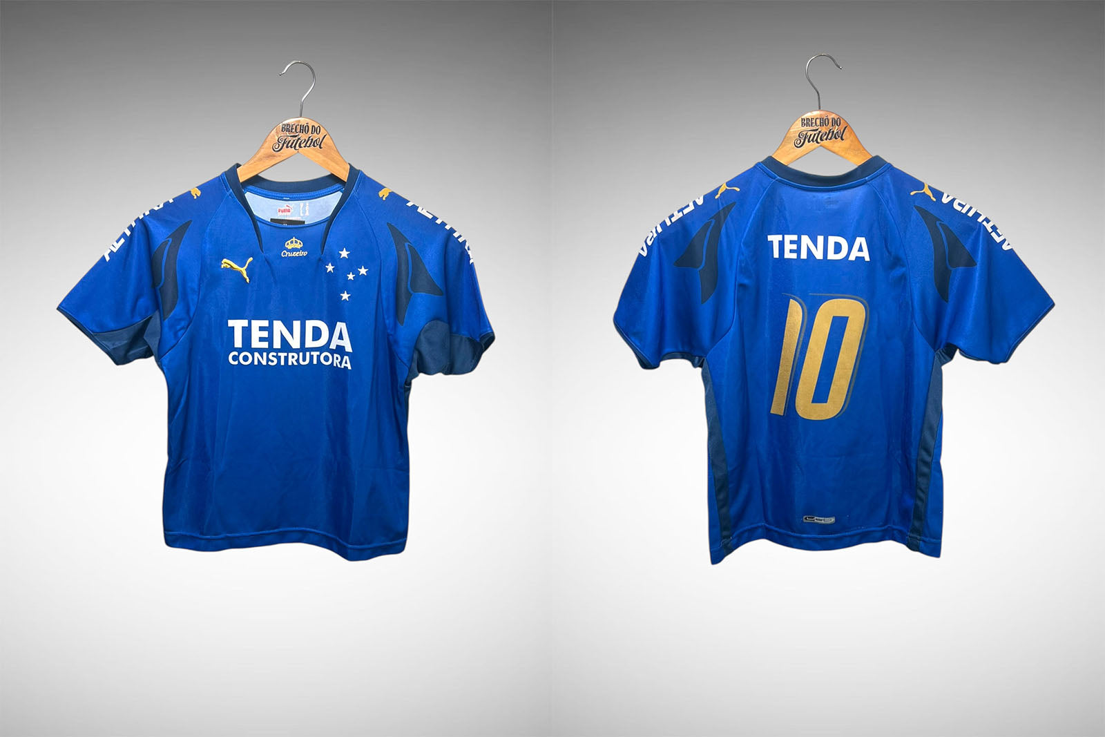 Cruzeiro 2007 Primeira Camisa Tam 10 anos Nº10 Infantil.