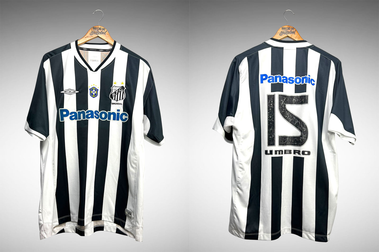 Santos 2005 Segunda Camisa Tam G Nº 15.