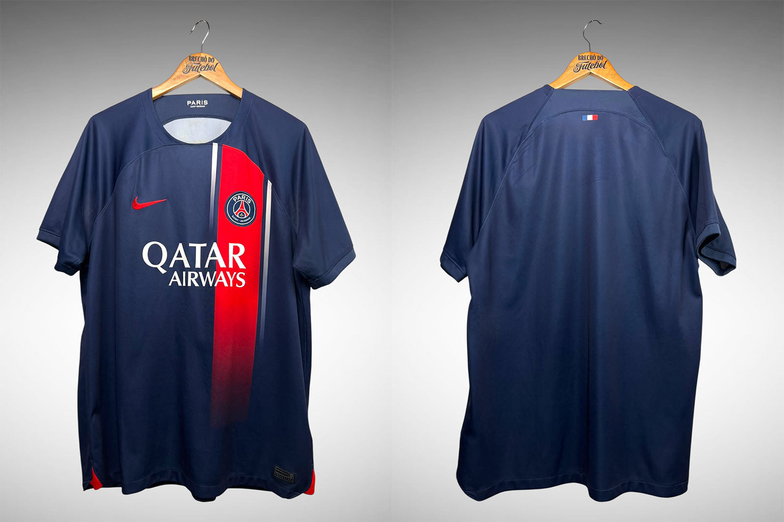 Paris Saint-Germain 2023 Primeira Camisa Tam GG.