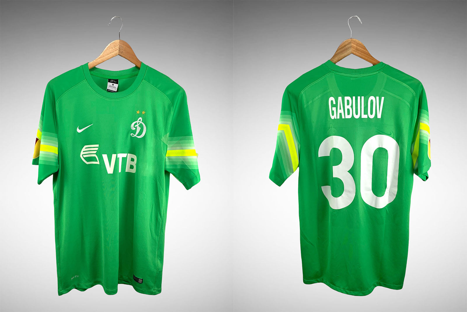 Dynamo Moscow 2014 Camisa de Goleiro Tam G N# 30 Gabulov.