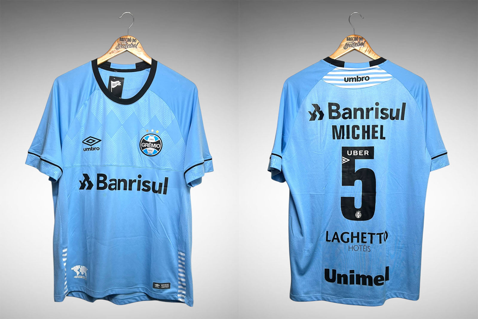 Grêmio 2018 Terceira Camisa Tam GG Nº5 Michael.