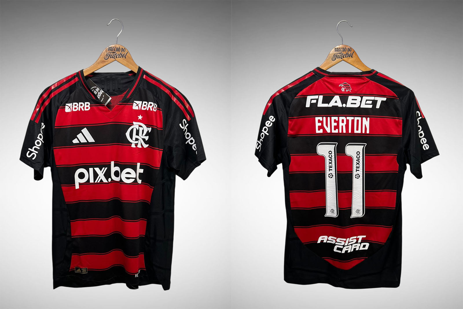 Flamengo 2025 Primeira Camisa Tam P Nº11 Everton.