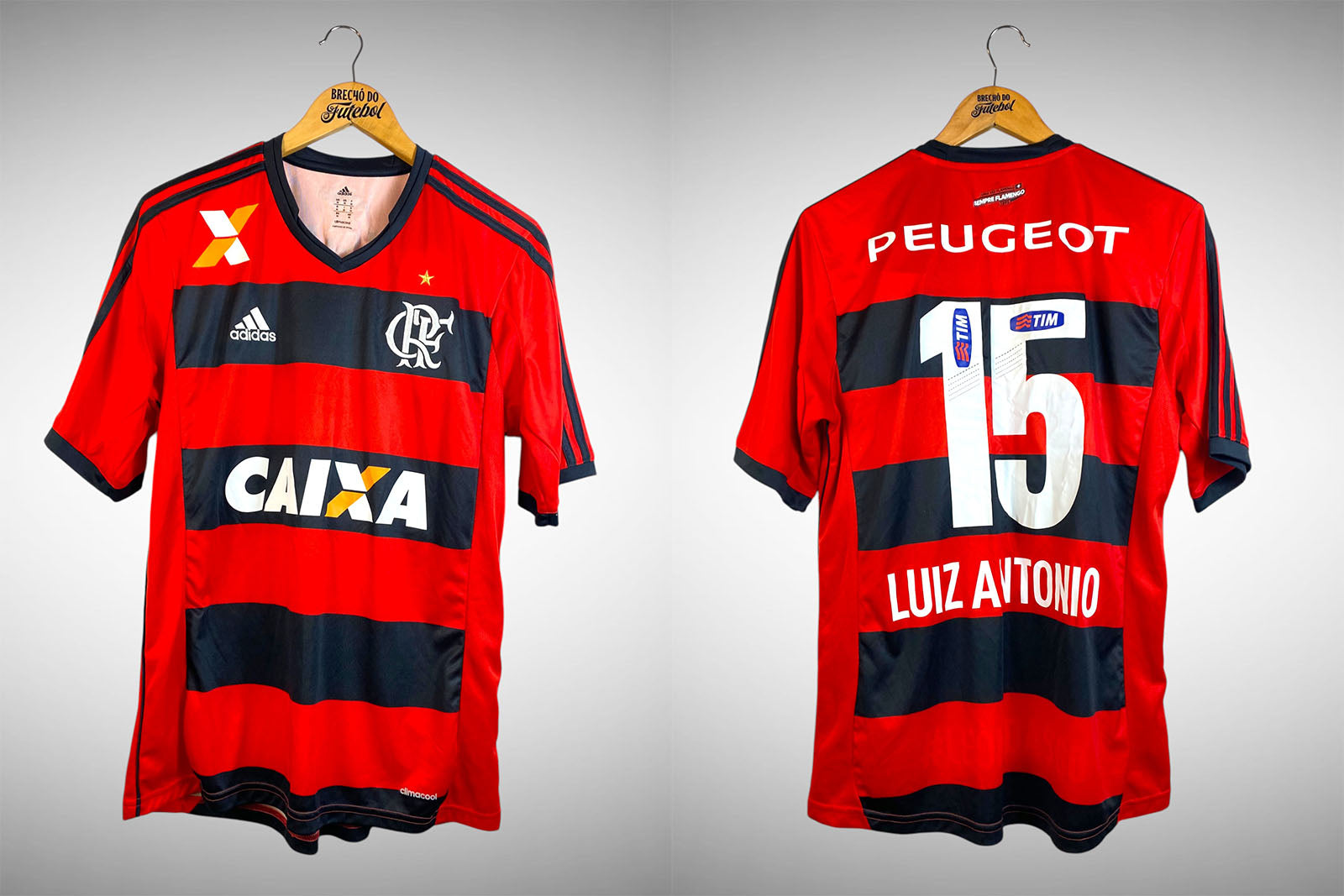 Flamengo 2013 Primeira Camisa Tam M Nº 15 Luiz Antonio.