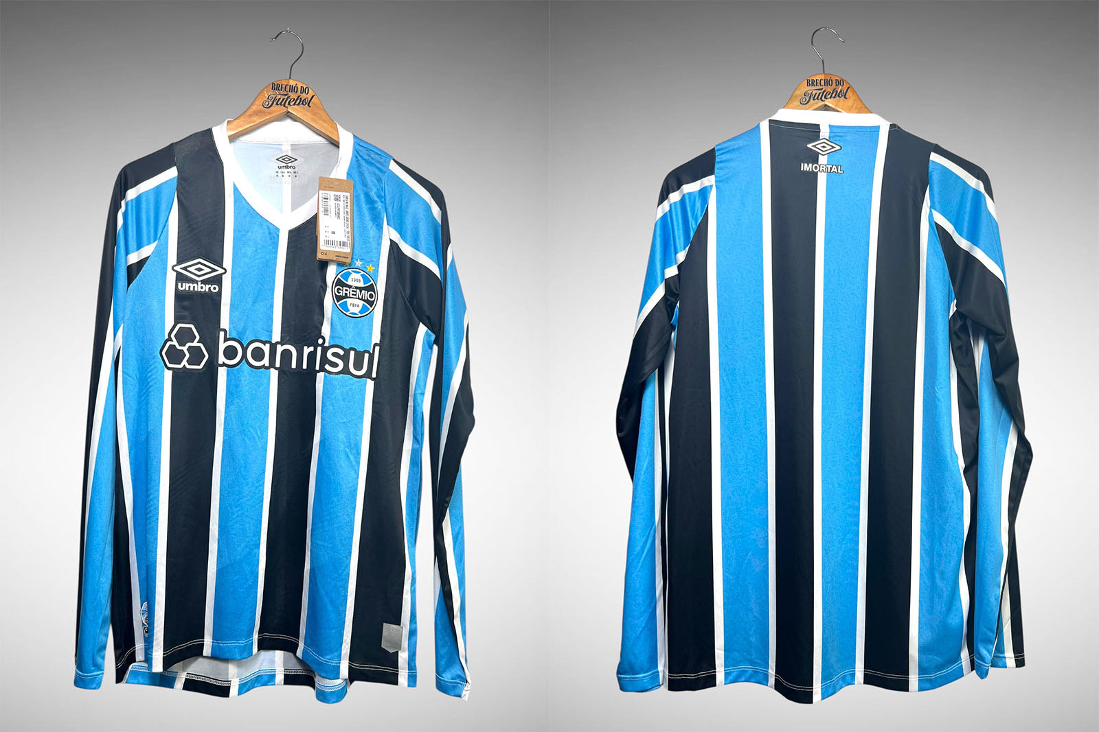 Grêmio 2024 Primeira Camisa Tam M Mangas Longas.