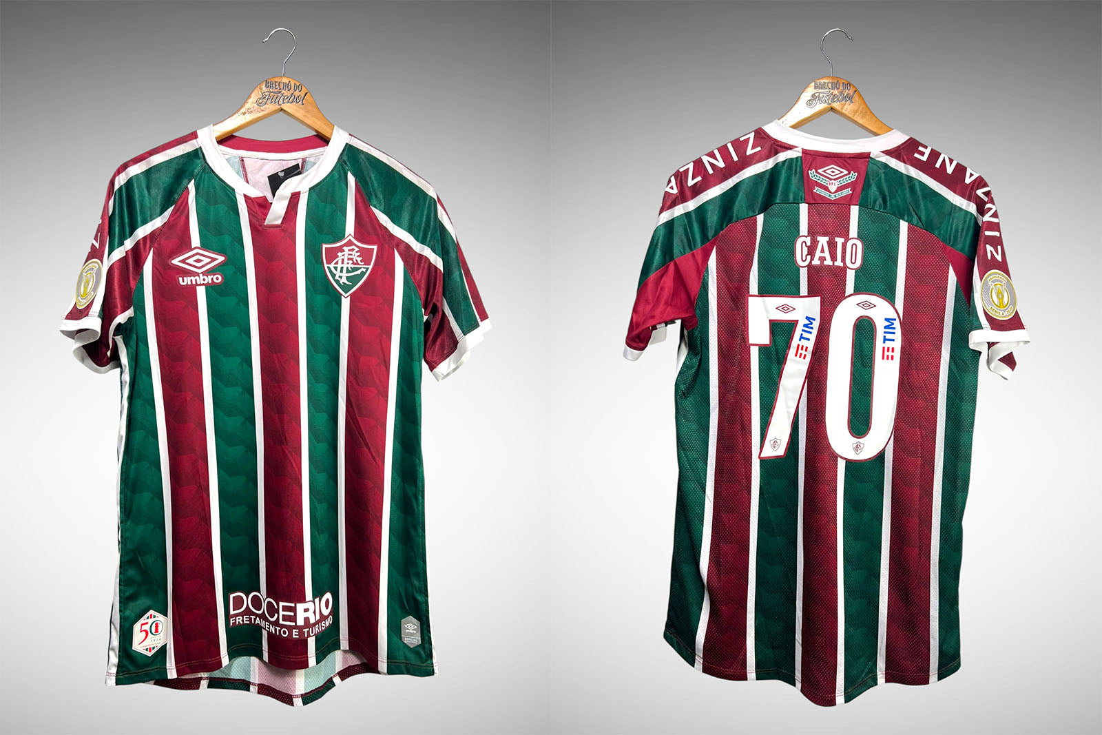 Fluminense 2020 Primeira Camisa Tam M Nº 70 Caio.