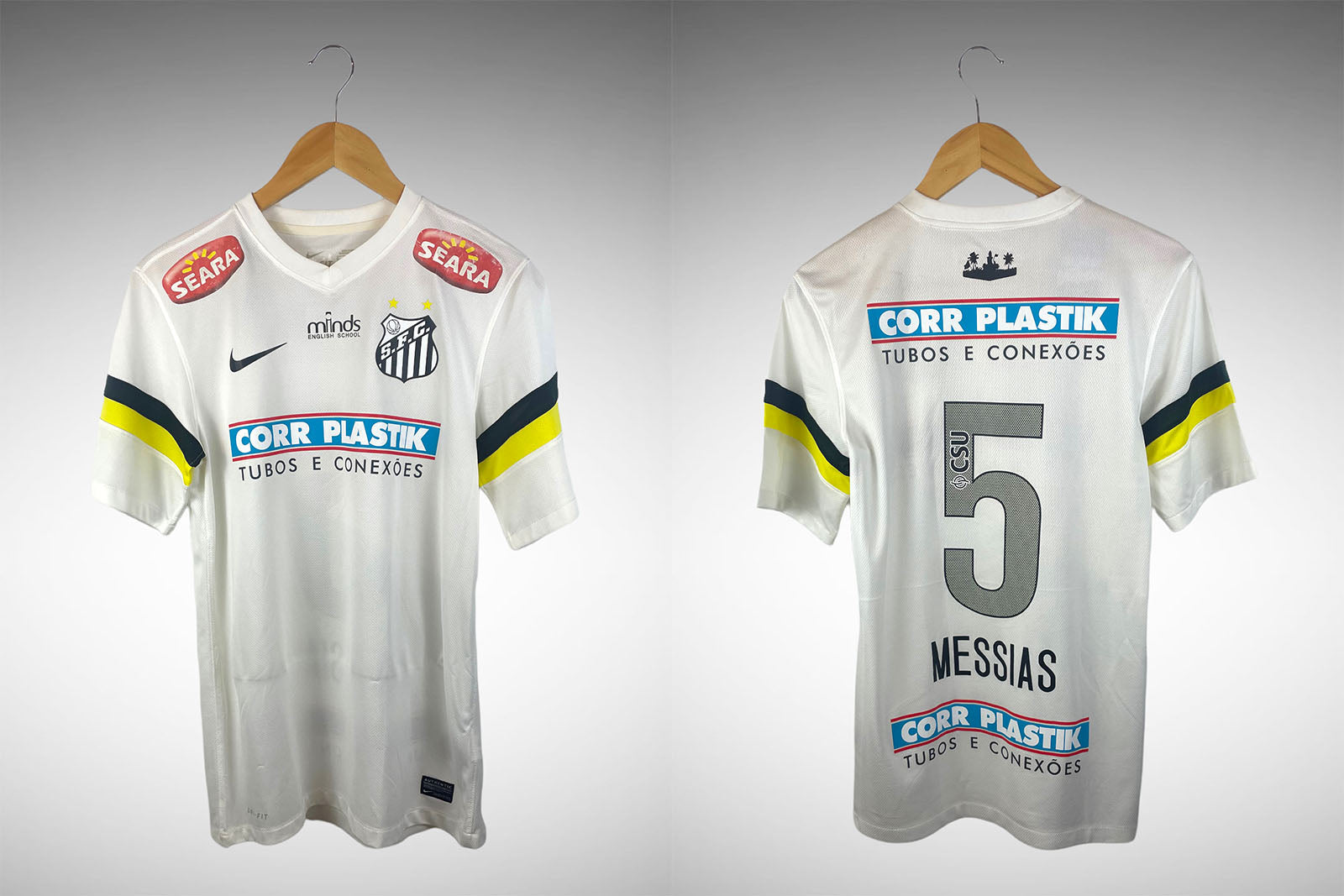 Santos 2013 Primeira Camisa Tam P N# 5 Messias
