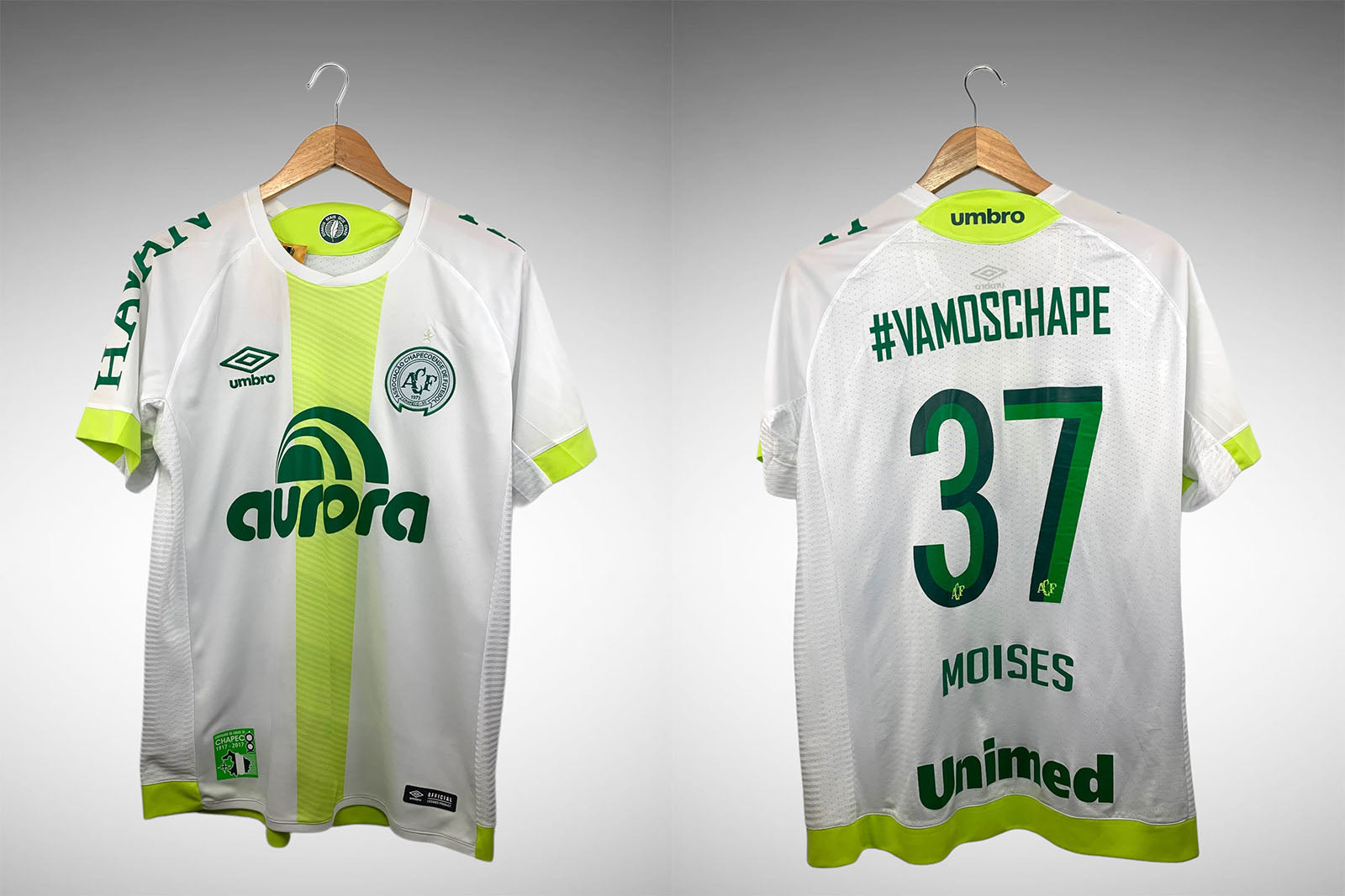 Chapecoense 2017 Segunda Camisa Tam M Nº37 Moises.