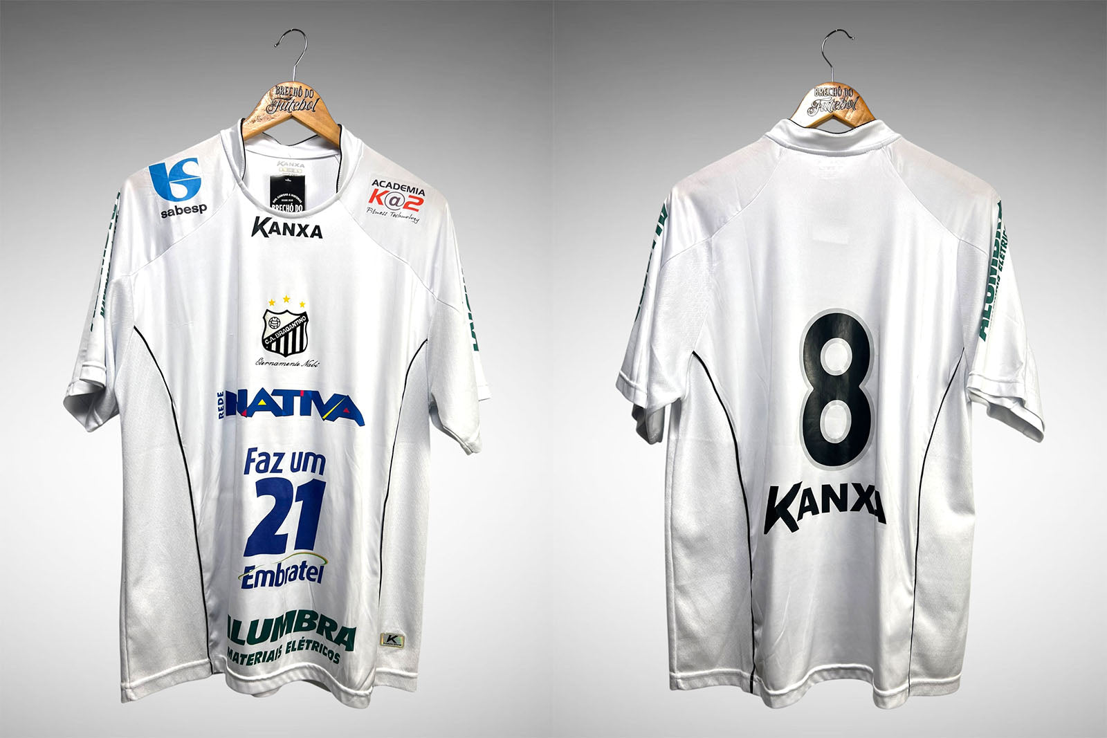 Bragantino 2012 Primeira Camisa Tam G Nº 8.