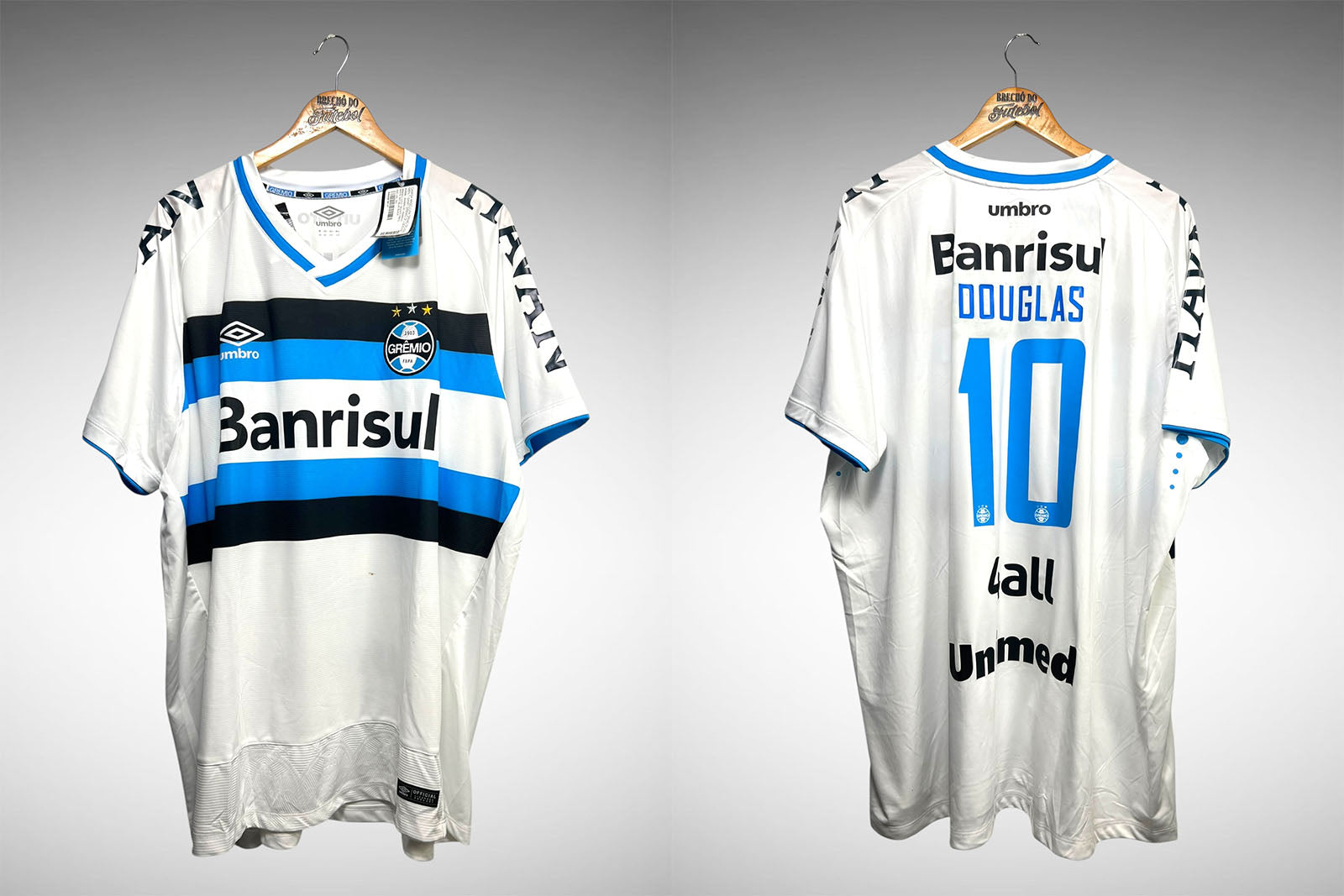 Grêmio 2016 Segunda Camisa Tam 4G Nº 10 Douglas.