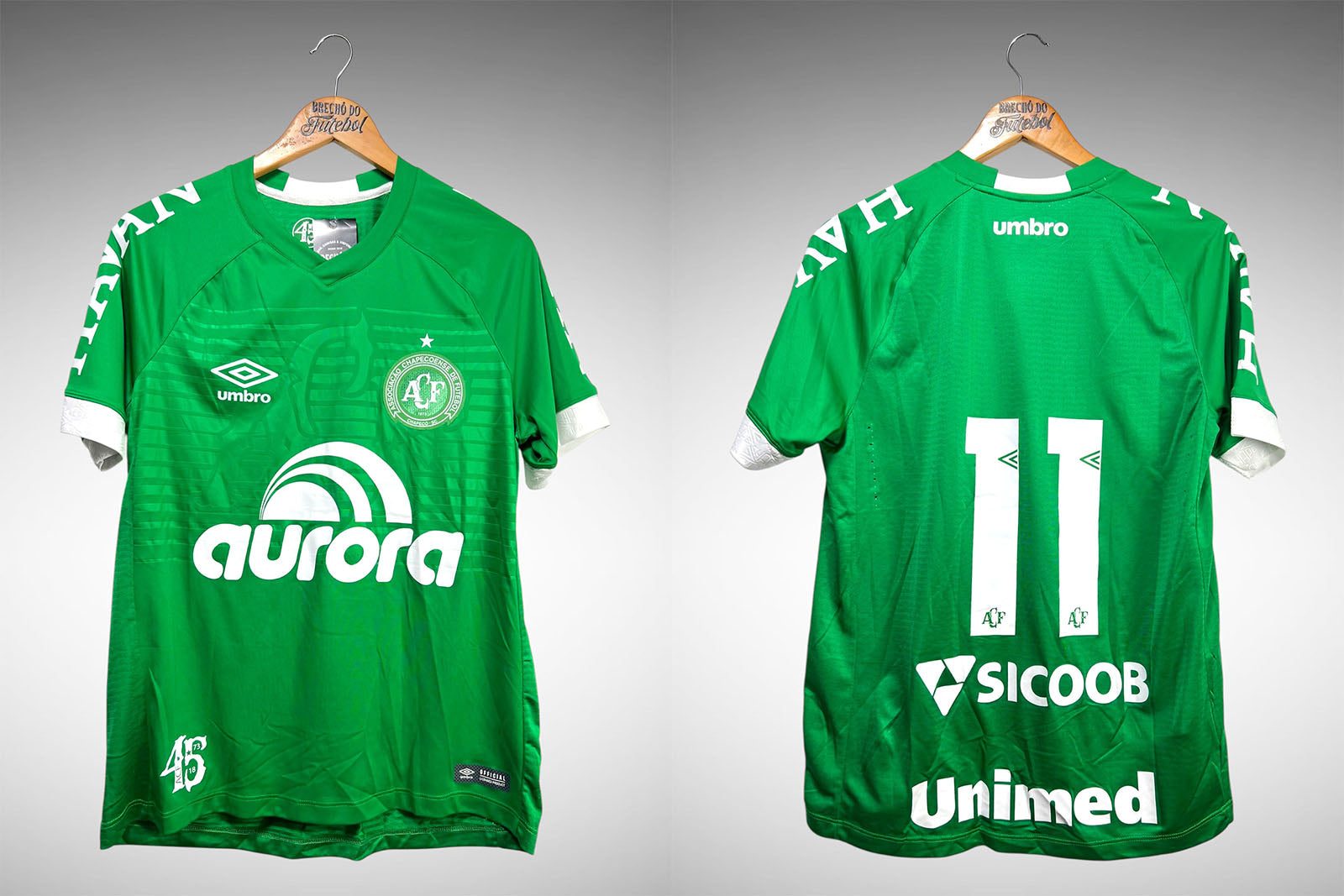 Chapecoense 2018 Primeira Camisa Tam M Nº 11.
