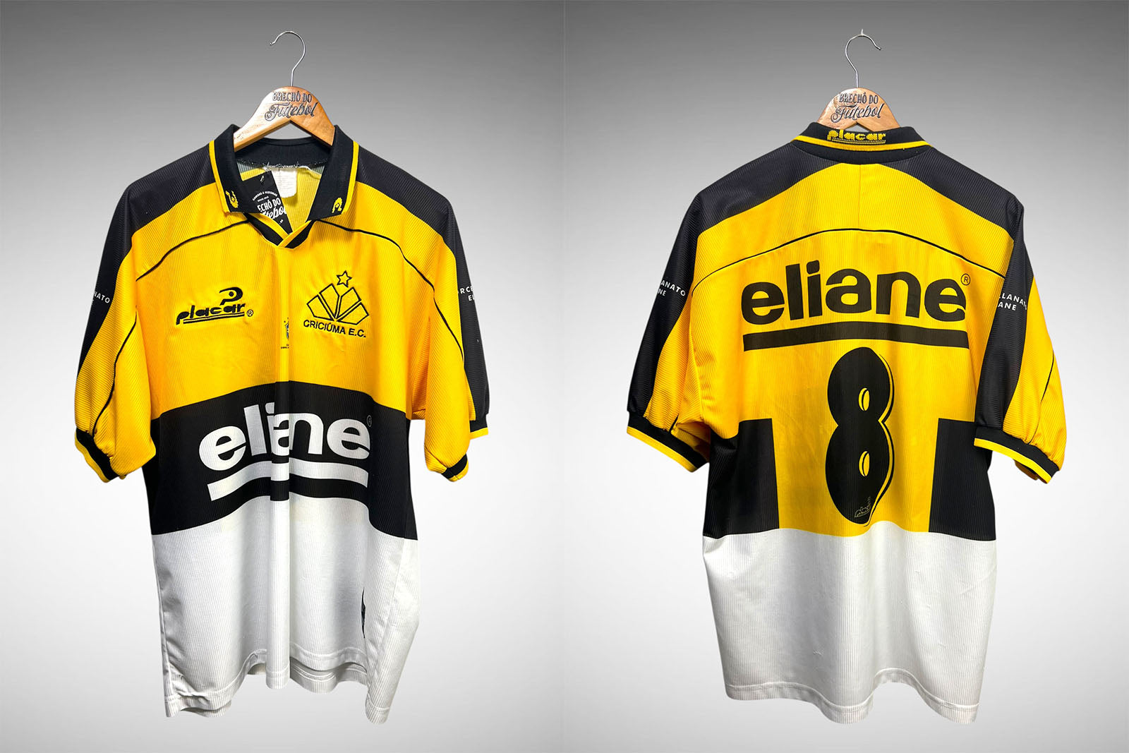 Criciúma 2002 Primeira Camisa Tam GG Nº 8.