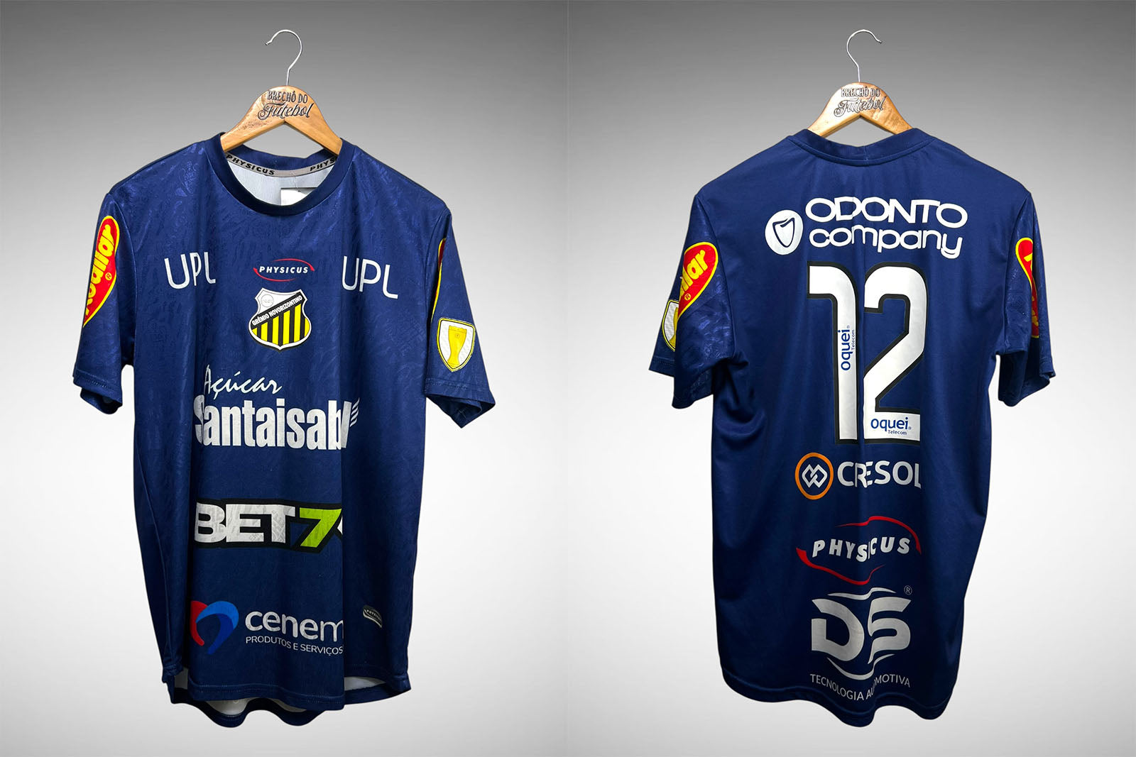 Grêmio Novorizontino-SP 2024 Camisa de Goleiro Tam M Nº 12.