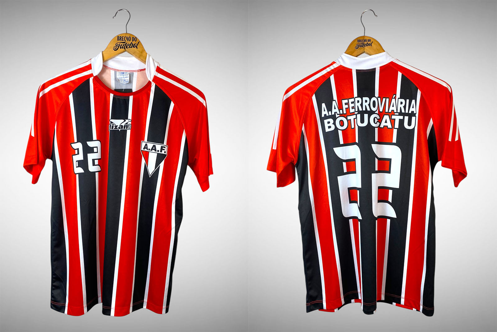 AAF Botucatu-SP Primeira Camisa Tam P Nº 22.