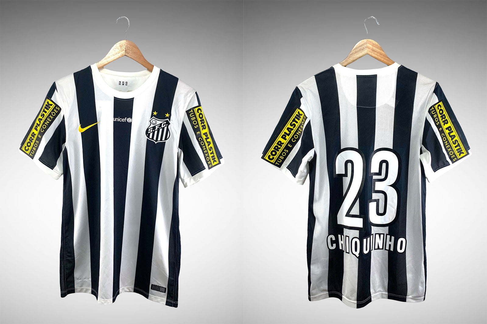 Santos 2014 Segunda Camisa Tam P N# 23 Chiquinho.