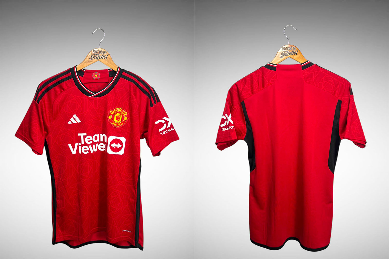 Manchester United 2023 Primeira Camisa Tam P.
