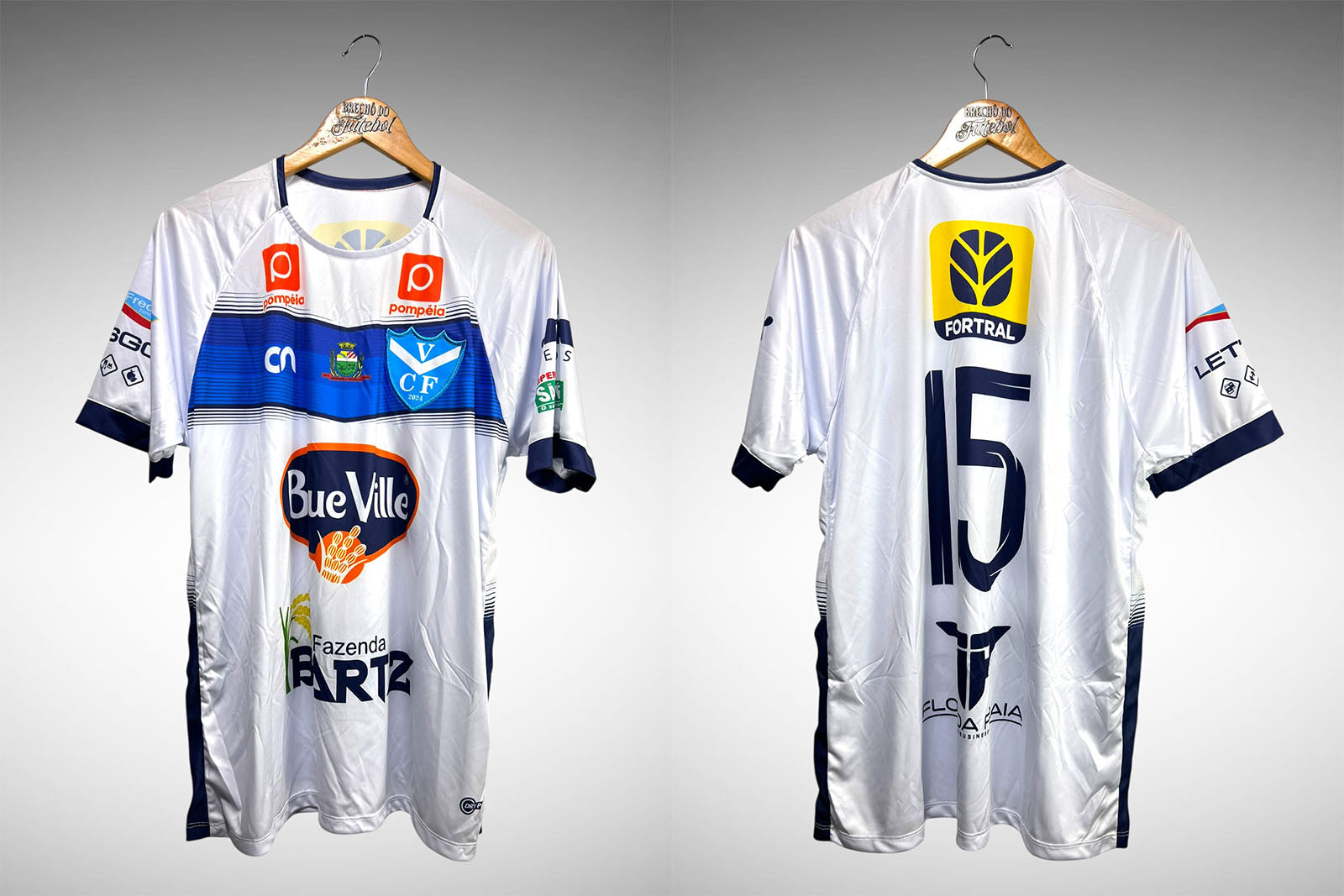 Velez Camaquã Futsal-RS Primeira Camisa Tam GG Nº 15.