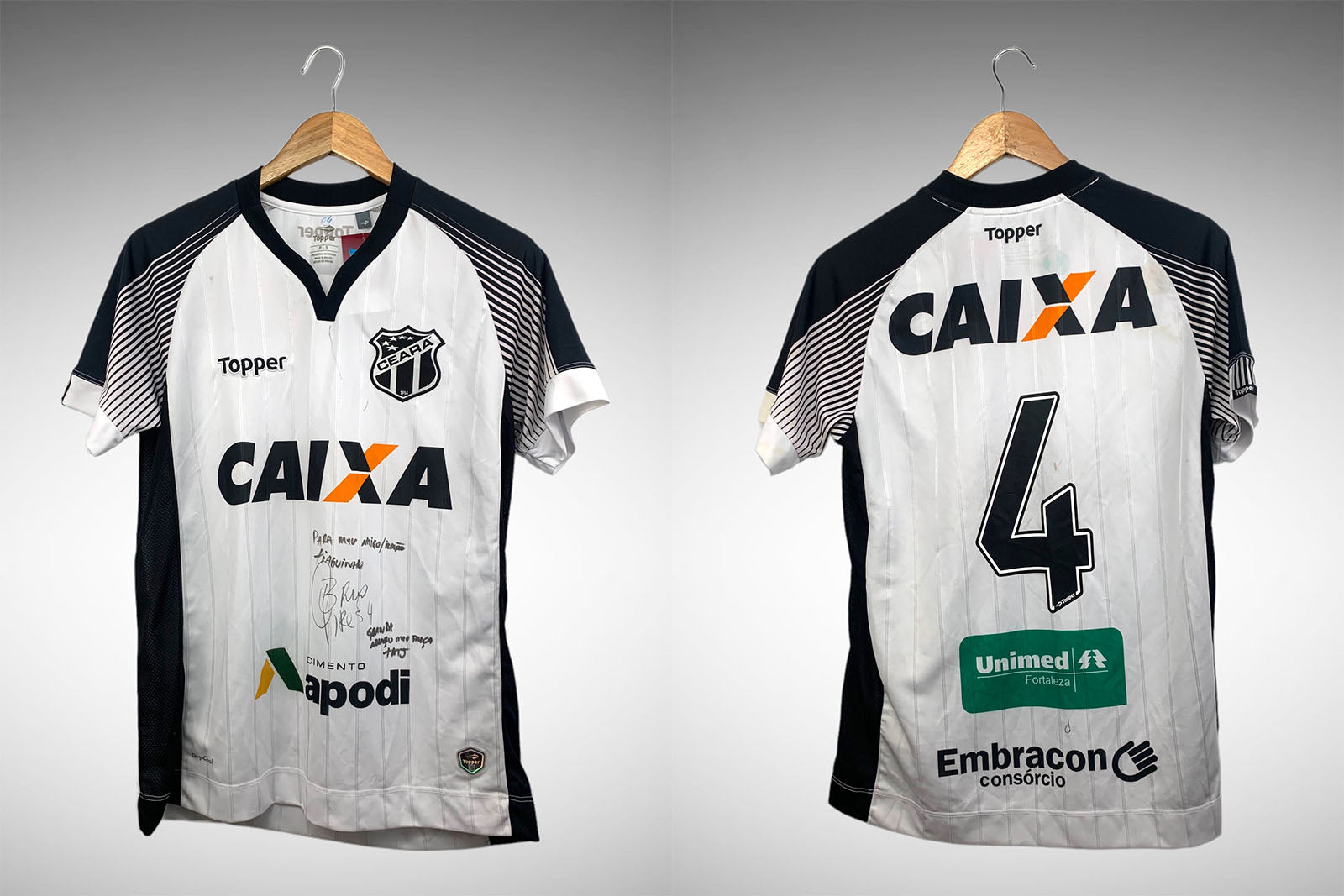 Ceará 2017 Segunda Camisa Tam P N# 4.