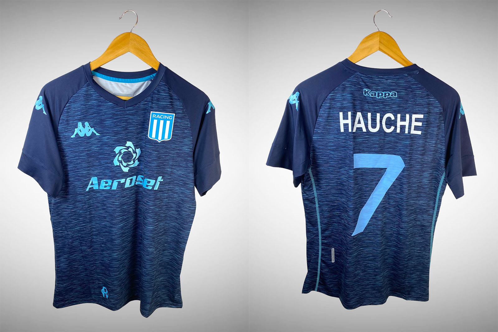 Racing 2021 Segunda Camisa Tam M Nº 7 Hauche.