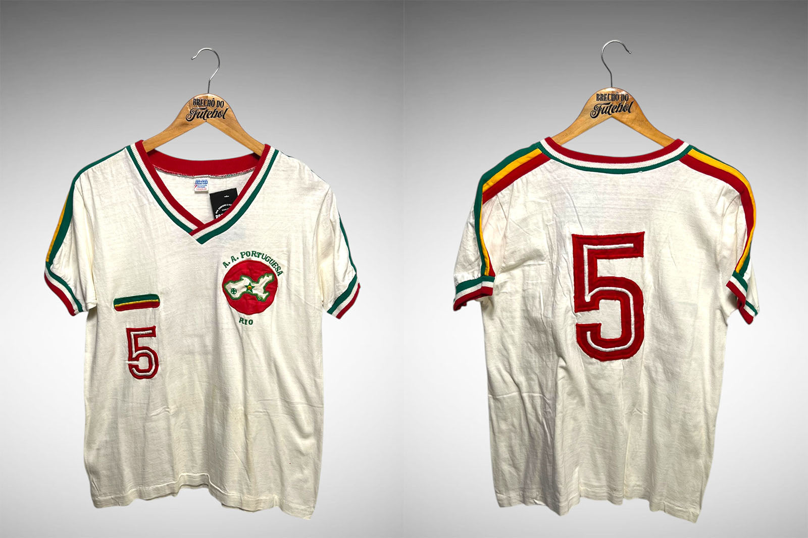 Portuguesa Carioca 1982 Primeira Camisa Tam P Nº5.