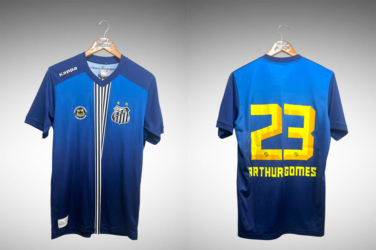 Santos 2016 Terceira Camisa Tam M Nº 23 Arthur Gomes.
