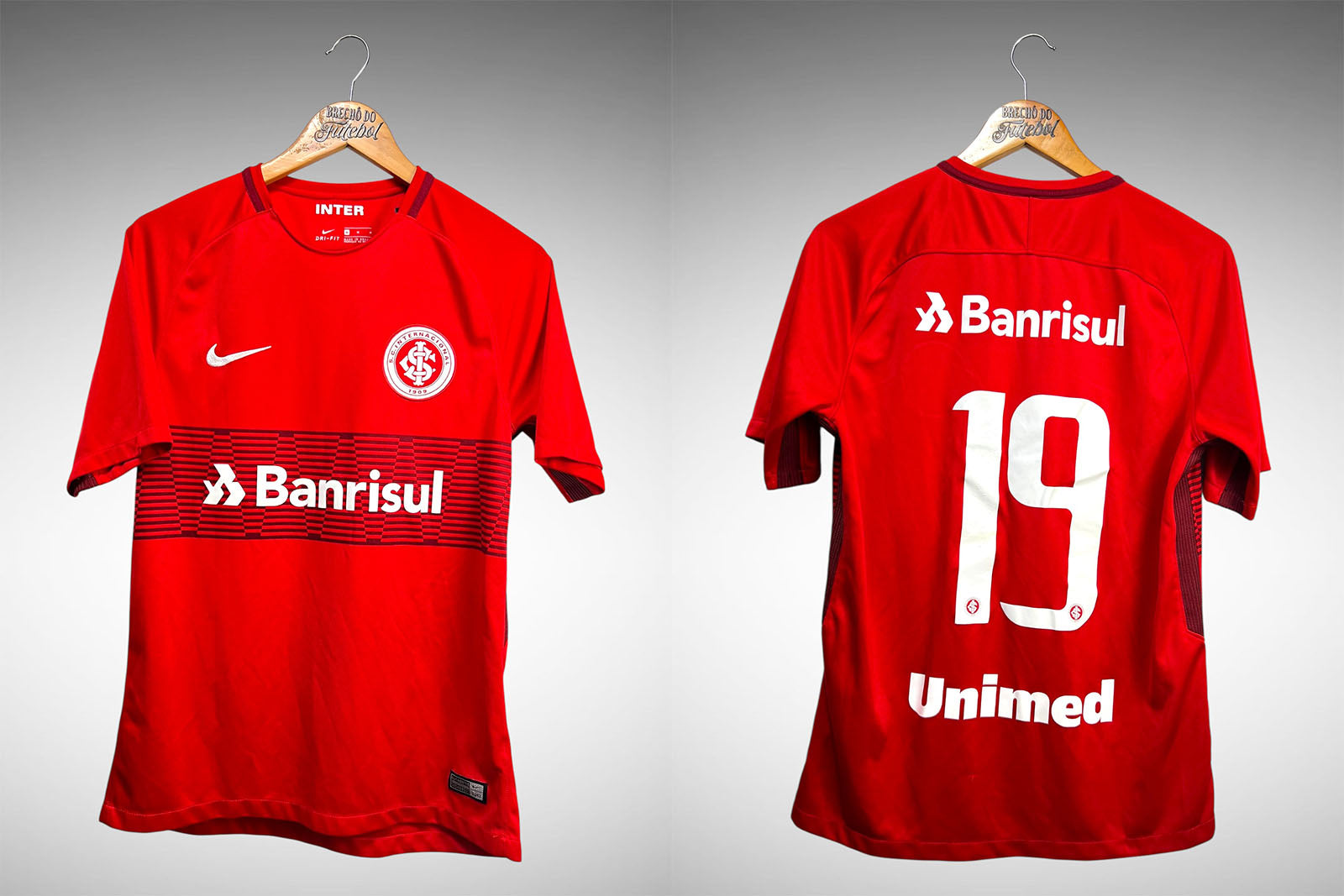Internacional 2017 Primeira Camisa Tam M Nº 19.