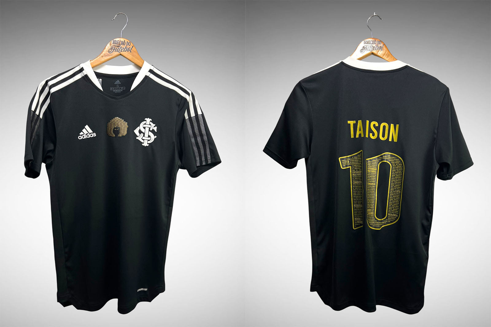 Internacional 2021 Camisa Consciência Negra Tam P Nº 10.