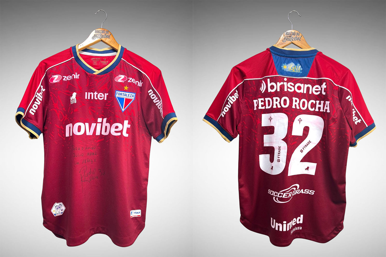 Fortaleza 2024 Camisa Copa do Nordeste Tam M Nº 32 Pedro Rocha.