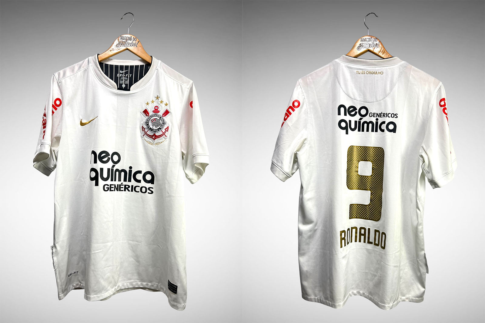 Corinthians 2010 Primeira Camisa Tam G Nº 9 Ronaldo.
